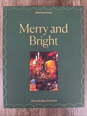 Piecework Puzzle “Merry and Bright”